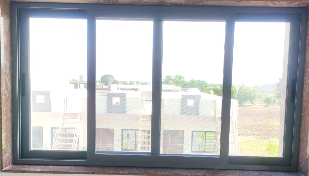 Raj Aluminium - Aluminium Sliding Window - Mini Domal Window