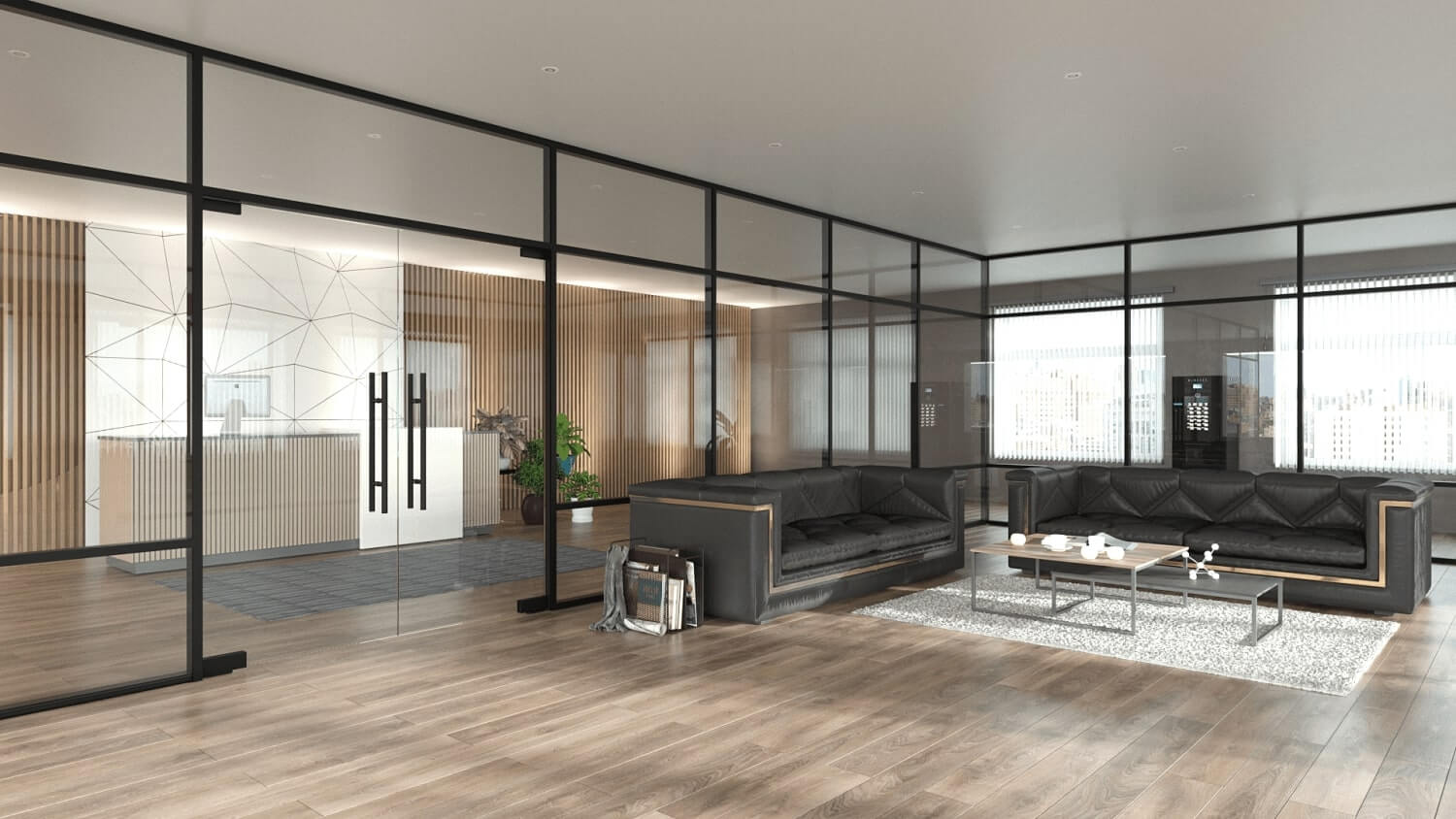 Raj Aluminium - Aluminium Glass Partition